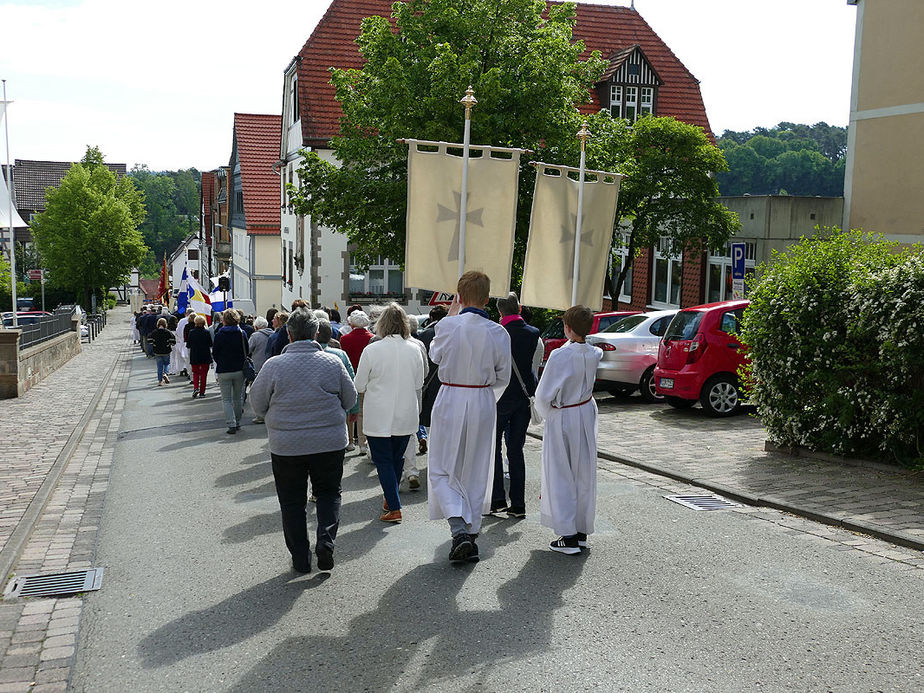 Bittprozession an Christi Himmelfahrt (Foto: Karl-Franz Thiede)